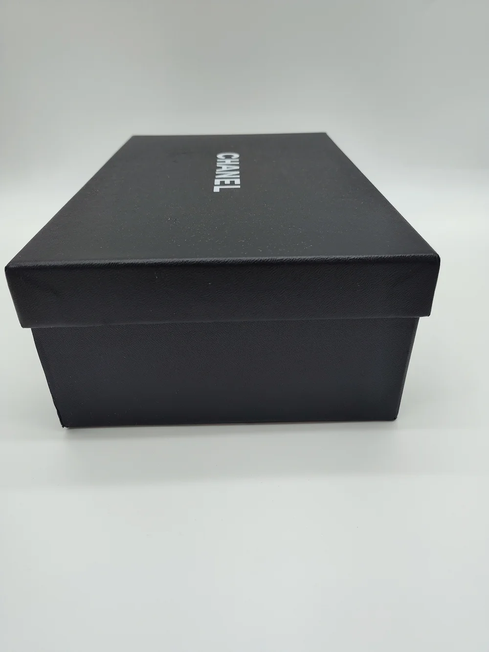 CHANEL Shoe Box Complete Packaging Ribbon Card Tissue Collector Display Set